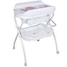 This baby bath and changing table combo have two bottom levels that you can use to put essentials in them. Baby Bathinette Folding Changing Table Baby Diaper Station With Bath Tub Unit Buy Online In Botswana At Botswana Desertcart Com Productid 224669245
