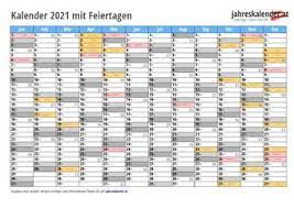 Quickly print a blank yearly 2021 calendar for your fridge, desk, planner or wall using one of our pdfs or images. Kalender Excel Jahreskalender At