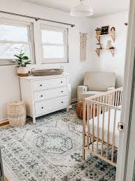 A newborn baby doesn't really care about style or anything else really so. Neutral Boho Nursery What Molly Made