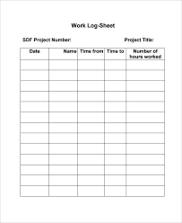 Prevailing wage log to payroll xls workbook. Work Log Template 7 Free Word Excel Pdf Documents Download Free Premium Templates