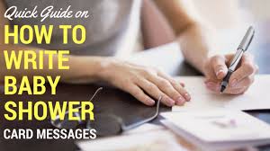 If you don't know the family well, a simple message of congratulations is fitting. Quick Guide On How To Write Baby Shower Card Messages