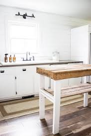 Learn how to build a kitchen island with this step by step g. Diy Farmhouse Reclaimed Wood From Building Plans For A Pallet Kitchen Island Work Table We Lived Happily Ever After