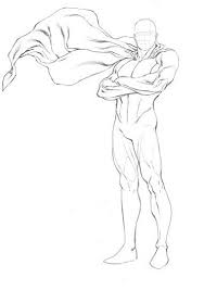 More Superhero Figure Templates Drawing Superheroes Character Drawing Art Reference Poses