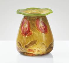 Vase Vers 1900 Object Vase Glass Art Daum