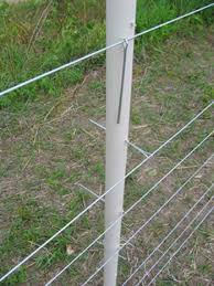 White and gray, and have no slivers. Pasturepro Composite Fence Posts