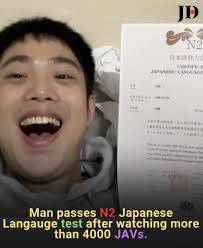 🤣🤣 WOW... Very interesting news A Chinese man learned Japanese using JAV, and had to watch 4,500 videos to do so. Blogger Jakku Song was so into Japanese "adult content" that at