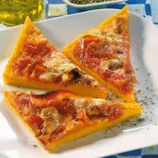 Polenta Pizza Rezept Glutenfrei Rezept In 2021 Polenta Pizza Rezepte Polenta