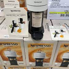 It uses two different capsule sizes: Nespresso Vertuo Next Coffee Machine 99 99 Up To 100 Off 6 Month Coffee Subscription Costco Membership Required Ozbargain