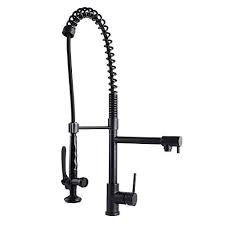 homary black kitchen faucet with pull