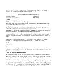 Report by the government town planner. Town And Country Planning Act 1976 Act 172 Government Politics