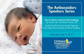 The Ambassadors Speakers Series Heart In Utero: A Look Into Fetal  Cardiology