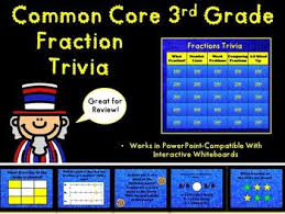 Play this game to review other. Common Core 3rd Grade Fractions Tv Trivia 3rd Grade Fractions Fractions Fraction Word Problems