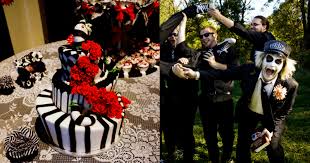 Their tv came on and it shown beetlejuice as a cowboy, claiming to rid the house from demons. This Couple Had A Beetlejuice Themed Wedding The Pictures Are Giving Us Relationship Goals
