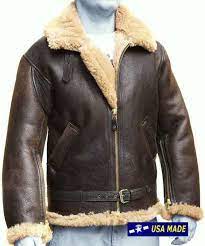 Cockpit Raf Sheepskin Bomber Jacket Giacca Aeronautica Militare