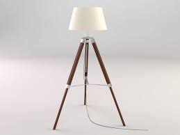 Tripod Lamp 3d Model Floor Lamps Max C4d Obj 3ds Fbx Lwo Stl Tripod Floor Lamp Tripod Floor Lamps