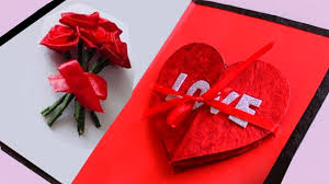 Our simple hearts made from cereal box cardboard. Special Easy Diy Handmade Valentine S Day Greeting Card