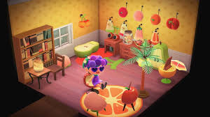 My Little Fruit Themed Bedroom Animalcrossing Animal Crossing Villagers Animal Crossing Bedroom Themes
