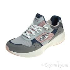 Skechers Meridian Charted Womens Grey Pink Trainer