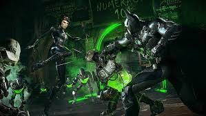 Check spelling or type a new query. Hd Wallpaper Batman Batman Arkham Knight Gotham City Catwoman The Riddler Wallpaper Flare