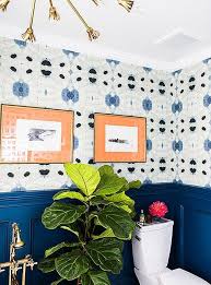 How To Go Bold In A Small Bathroom Wainscoting Styles Painted Wainscoting Decor