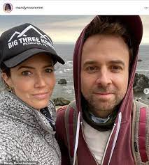 Mandy Moore Beams While Cradling Newborn Boy Gus In Beautiful Black And White Shot Daily Mail Online