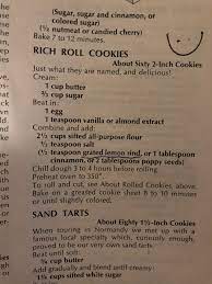 Sugar Cookies Rich Roll Cookies From The Joy Of Cookie I Mean Cooking Cooking Sugar Cookies No Bake Sugar Cookies Rolled Sugar Cookie Recipe