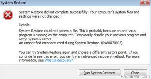 Check spelling or type a new query. System Restore 0x80070002 Error On Windows 10 8 7 Vista Solved Repair Windows