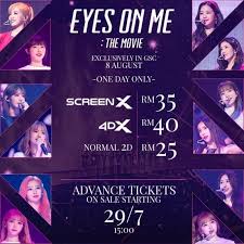 Last december golden screen cinemas (gsc) announced their partnership with south korea's cj 4dplex, to bring screenx, a panoramic after much anticipation, screenx is now available to be experienced in gsc 1 utama. 29 Jul 2020 Gsc Eyes On Me The Movie Tickets Promo Everydayonsales Com