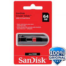 The usb drive's connector retracts with a pull of the slide, protecting. Sandisk Cruzer Glide Usb Flash Drive Sdcz60 064g 64gb Black Jakartanotebook Com