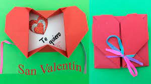Detalles Para El 14 De Febrero Carta Corazon Regalos Para San Valentin Ideas For Valentines Day Youtube