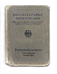 One design can be also used to create ids for many people. German Identity Card Wikipedia
