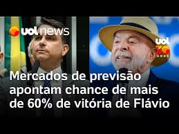 Mercados de previsão apontam chance de mais de 60% de vitória de Flávio Bolsonaro