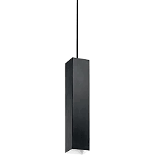 lampadario lampada a sospensione design forma squadrata moderna nero per  bancone isola penisola cucina gu10 led : Amazon.it: Illuminazione
