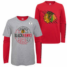 Durchsuchen sie nfl, nba, fußball, f1, rugby und mehr mit einer schnellen weltweiten lieferung an alle fans von großbritannien nach europa und international. Chicago Blackhawks Fanatics Branded 2 Way Forward 3 In 1 Combo T Shirt Youth
