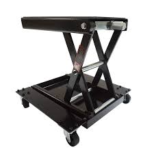 Apextreme 1100 Lb Motorcycle Lift Center Scissor Lift Jack With Dolly Wide Flat Hoist Stand Bikes Atvs Garage Repair Stand In 2020 Scissor Lift Garage Repair Hoist