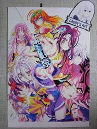 No Game No Life On Vellum Board 8 1 2 X 13 Using Faber Castell Classic Color Pencils Drawings Anime Art