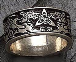 Celtic Dragon Wedding Ring Wide Handfasting Band Silver Protection Luck Pagan Keltische Hochzeits Ringe Keltische Hochzeit Trauringe