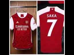 Available in a range of colours and styles for men, women, and everyone. Arsenal Unveils New 2020 21 Jersey Bukayo Saka Will Now Wear No 7 Jersey Youtube