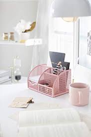Find sophisticated & cute women's desk accessories & office supplies at kate spade new york. Light Pink Desk Organizer Cute And Girly Pink Desk Accessories Office Storage For Girls And Women Paper Storage And Office Supply Storage Home Office Pricepulse