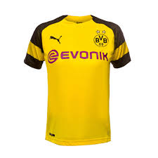 The new bvb jersey was dropped in unforgettable street party that had dj king marie on the turntables, as borussia dortmund players, influencers, sneaker heads and football fans witnessed the live creation of a giant graffiti mural featuring the new cup kit. Jersey Puma Kids Bvb Opel Evonik 2018 2019 Home Cyber Yellow Futbol Emotion