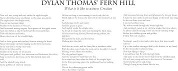 Fern Hill Dylan Thomas Dylan Thomas Fern Hill Words Quotes