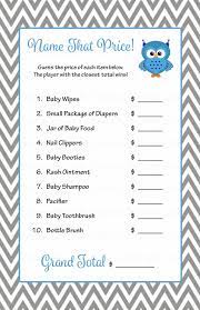 Name That Price Game Printable Download Blue Gray Baby Shower Game B2001 Baby Shower Winter Baby Shower Planning List Baby Shower Planning