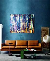 Large Purple Extra Large Acrylic Painting Livingroom Wall Art Office Space 35 Abstract Painting Gold Vin Contemporary Decor Wall Art Living Room Decor
