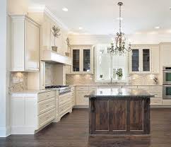 Stained Island To Match Beams And Mantle But Lighter Floors Kitchen Renovation Kitchen Design Home Kitchens