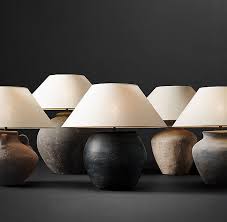 Dutch Ceramic Vessel Table Lamp Handle Urn Table Lamp Design Modern Lamp Contemporary Table Lamps