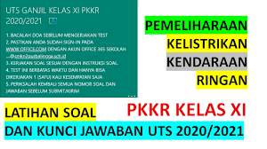 Soal Dan Kunci Jawaban Sistem Kelistrikan Tkr Otomotif Youtube