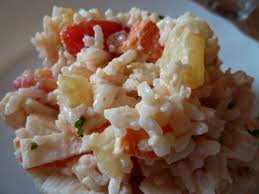 Salade De Riz Surimi Ananas Sauce Coktail La Cuisine Au Fil D Ariane Recettes De Cuisine Salade De Riz Salade