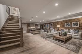 Turn Your Basement Into A Space Your Whole Family Will Want To Enjoy Together Our Professiona Basement Living Rooms Finished Basement Designs Rustic Basement