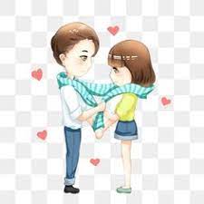 Lovers Get Married Marriage Love Fate Cartoon Couple Characters Illustration Tanabata Valentines Day Couple Love Clipart V Love Png Couple Cartoon Cartoons Png