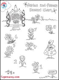 reward charts 3 to 5 year olds fairies and flowers